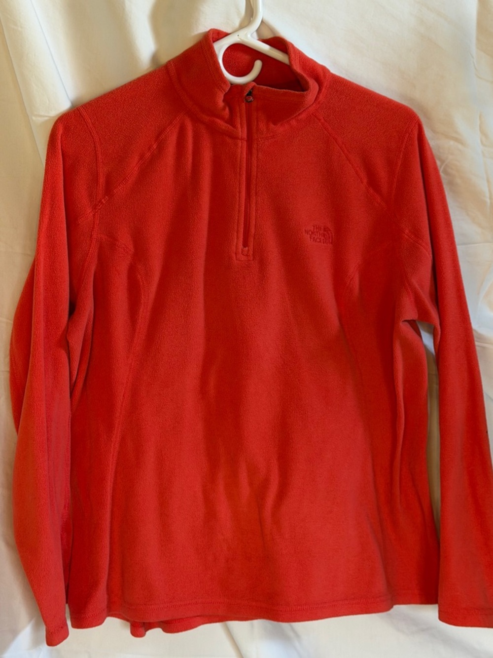 The North Face Women’s Orange Quarter-Zip Fleece